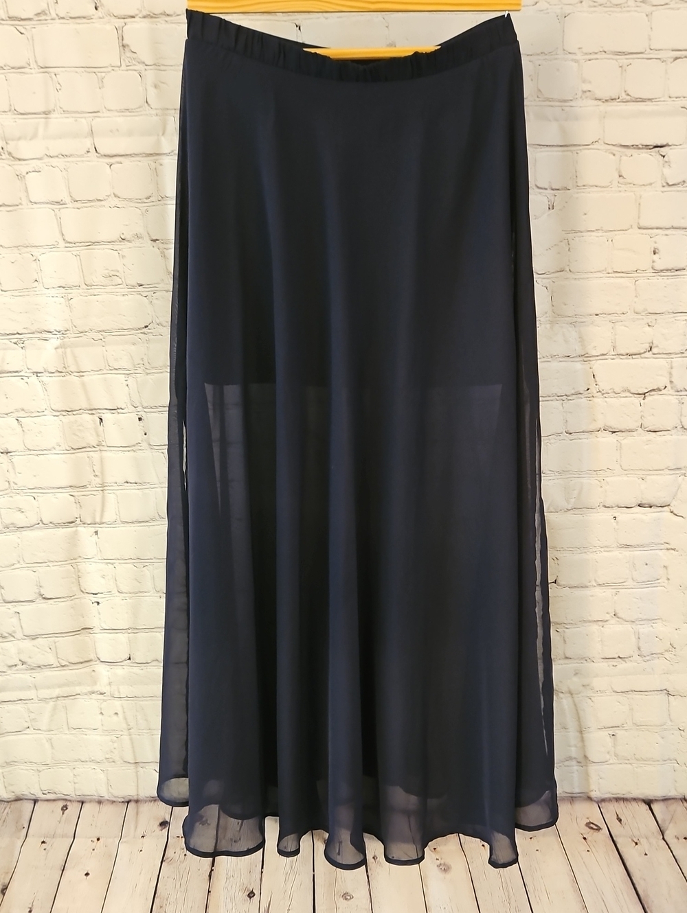 Forever 21 Navy Blue Maxi Skirt